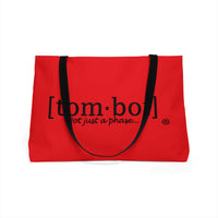 Tomboi Classic Red Weekender Tote Bag