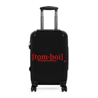 Classic Black & Red TB Suitcase
